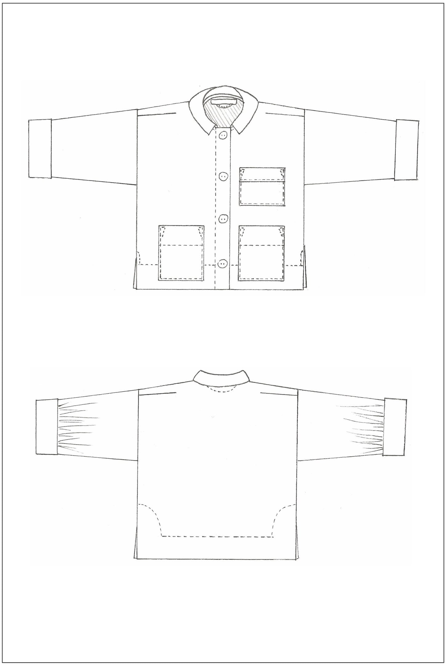 ZERO WASTE WORKWEAR JACKET | PDF Sewing Pattern