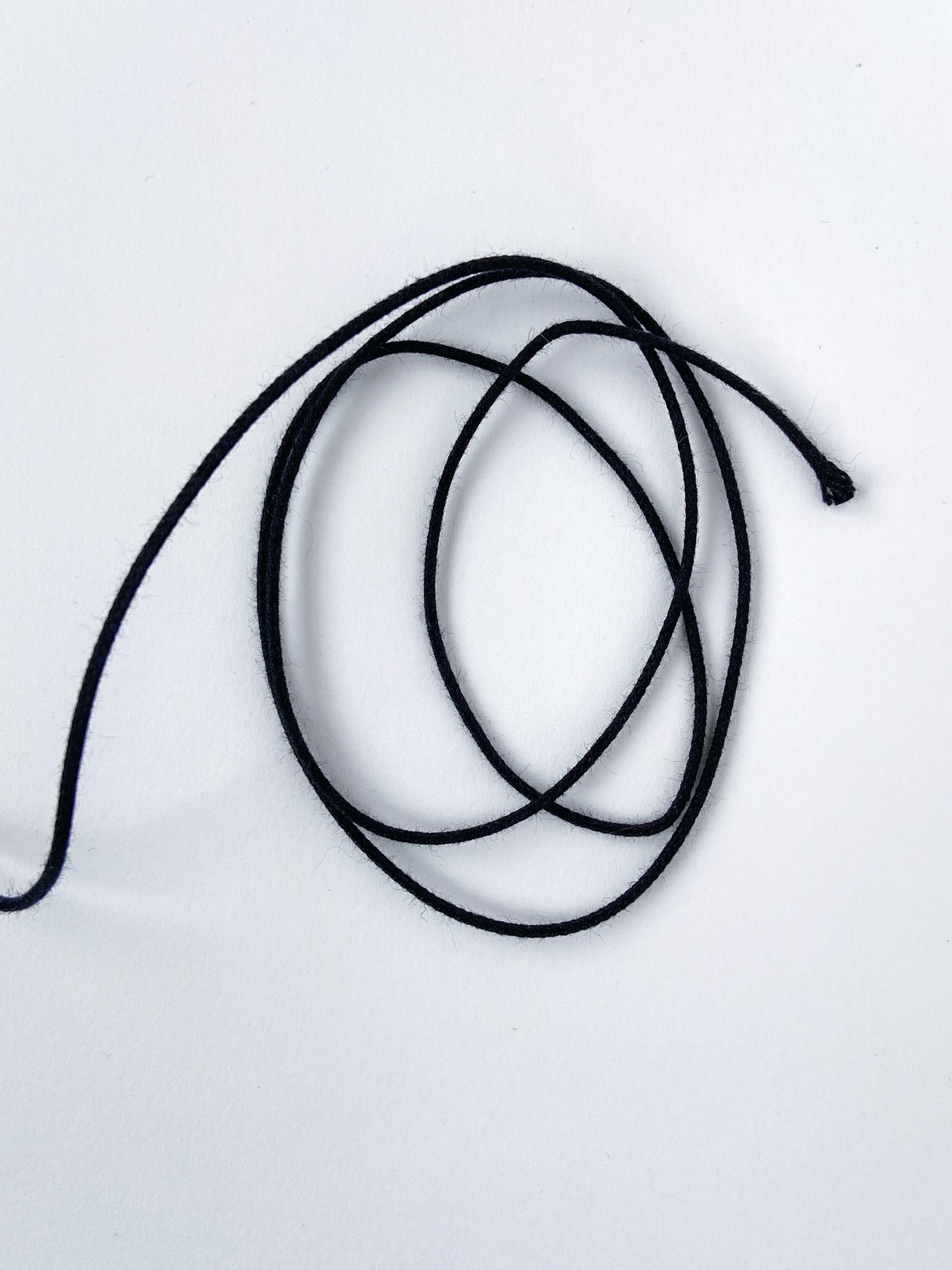 ORGANIC COTTON CORD 1.5MM | Black