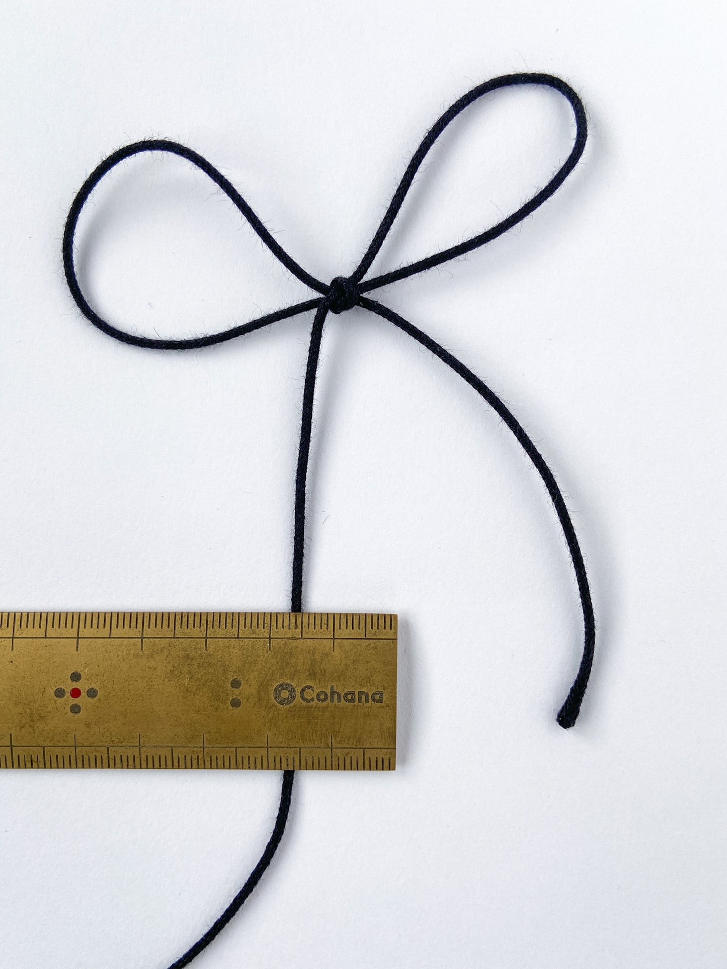 ORGANIC COTTON CORD 1.5MM | Black