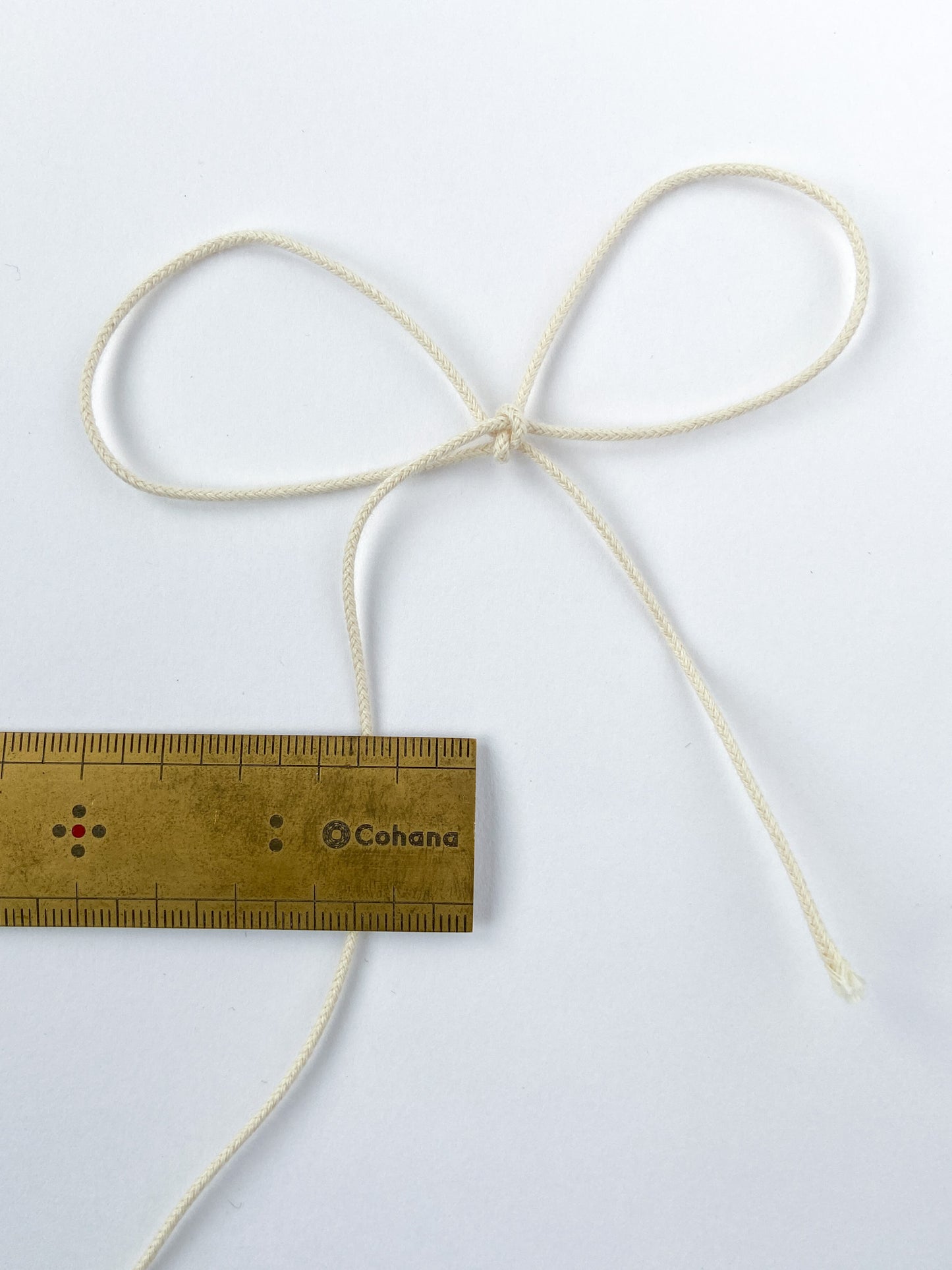 ORGANIC COTTON CORD 1.5MM | Ecru