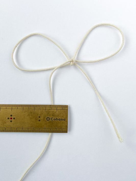 ORGANIC COTTON CORD 1.5MM | Ecru