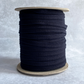 ORGANIC DOUBLE FLEECE ELASTIC 11 MM | Black