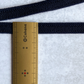 ORGANIC DOUBLE FLEECE ELASTIC 11 MM | Black