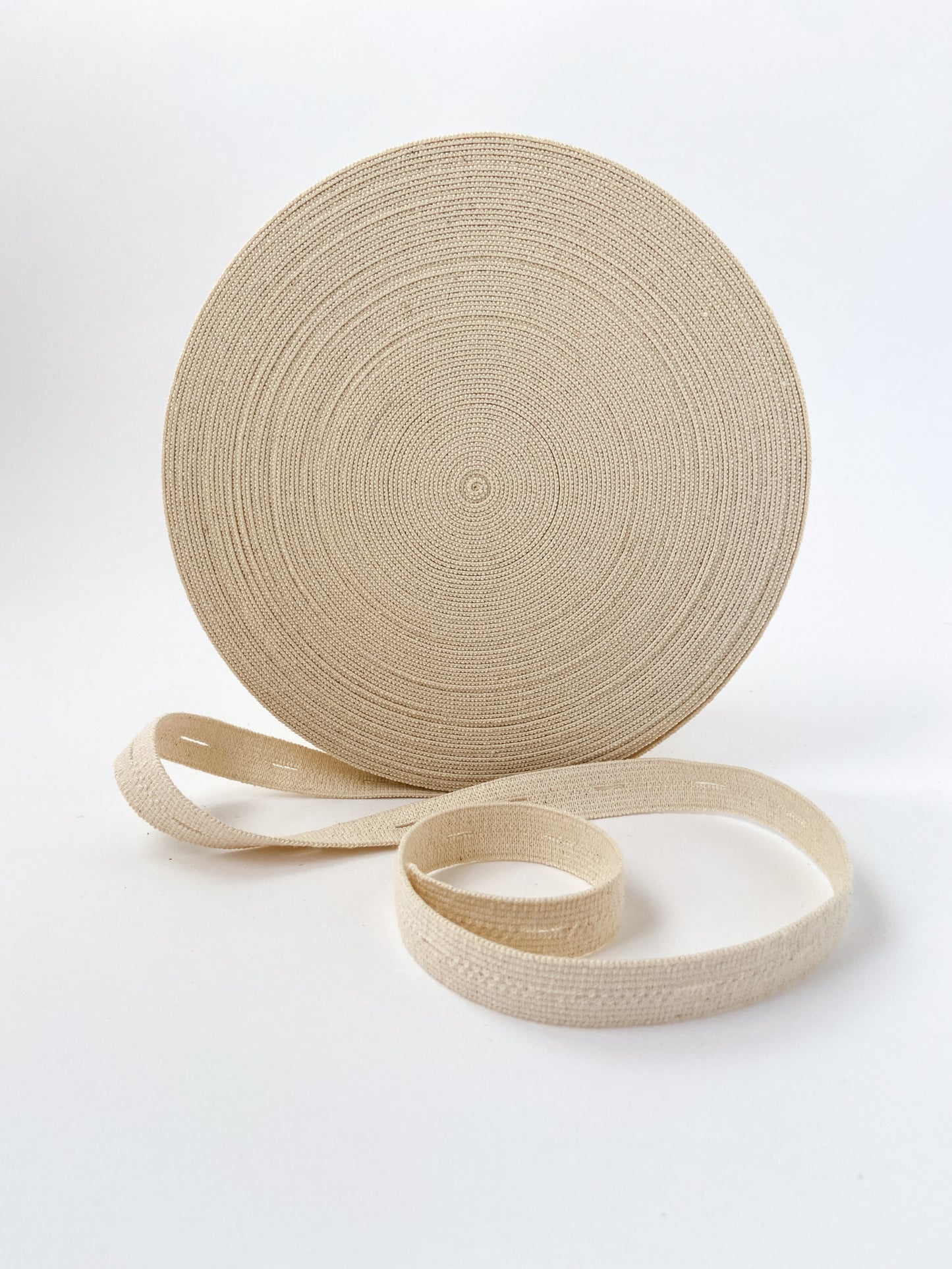ORGANIC BUTTONHOLE ELASTIC 15MM | Ecru