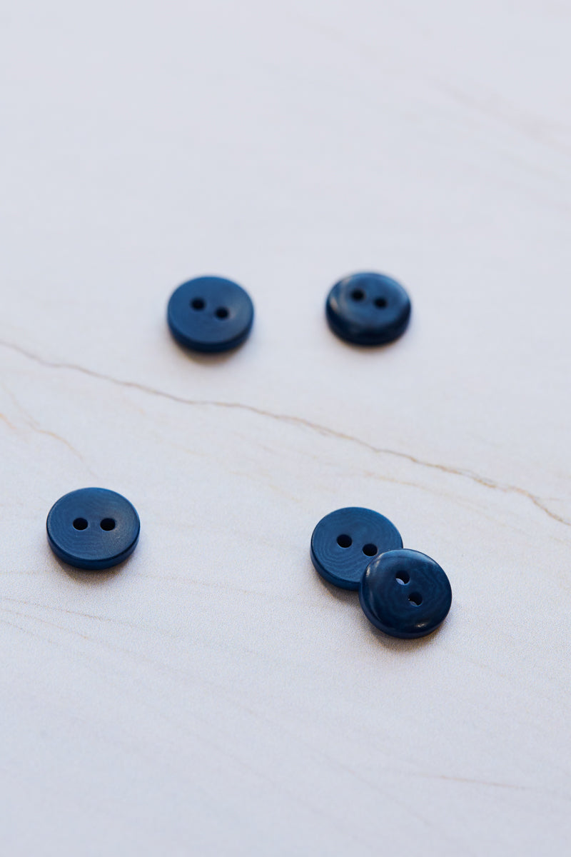 2 HOLE COROZO BUTTON | OCEAN | 11MM