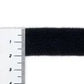ORGANIC SINGLE FLEECE ELASTIC 20MM | Black