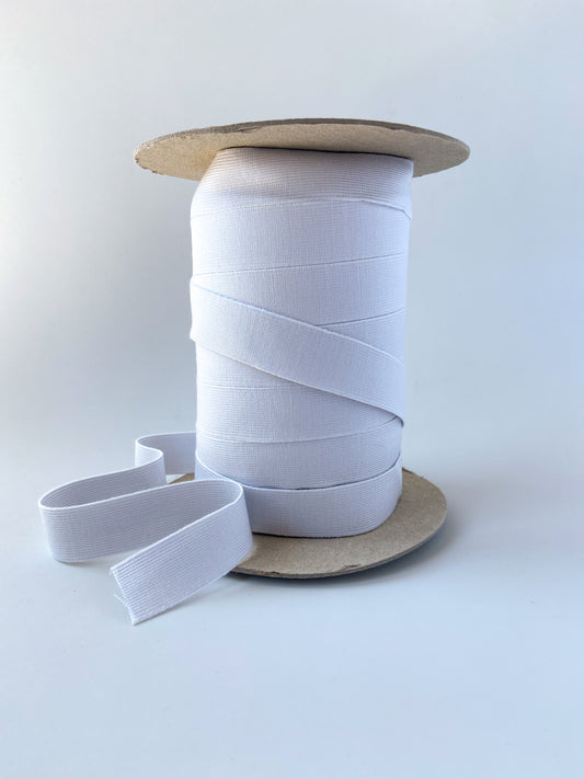 TENCEL™ ELASTIC 25MM | White