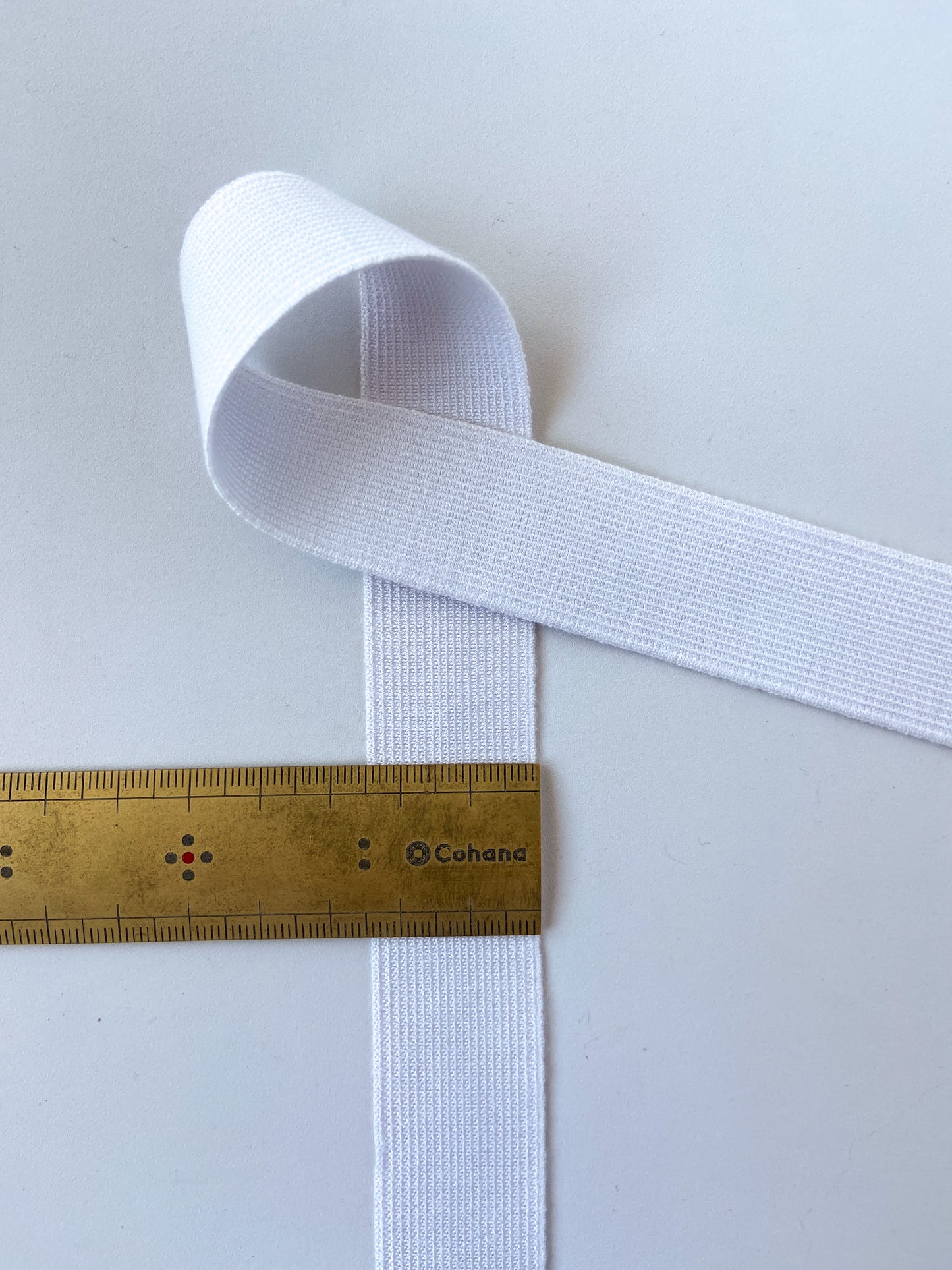 TENCEL™ ELASTIC 25MM | White