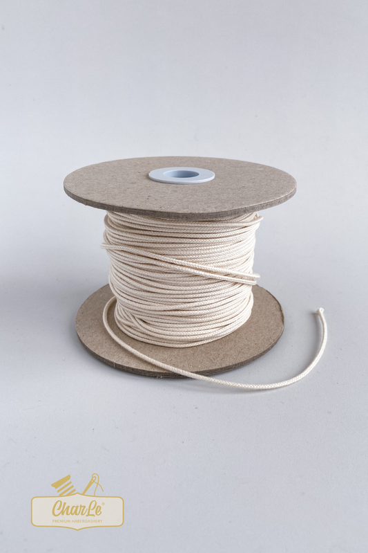 ORGANIC COTTON CORD 2 MM | Ecru