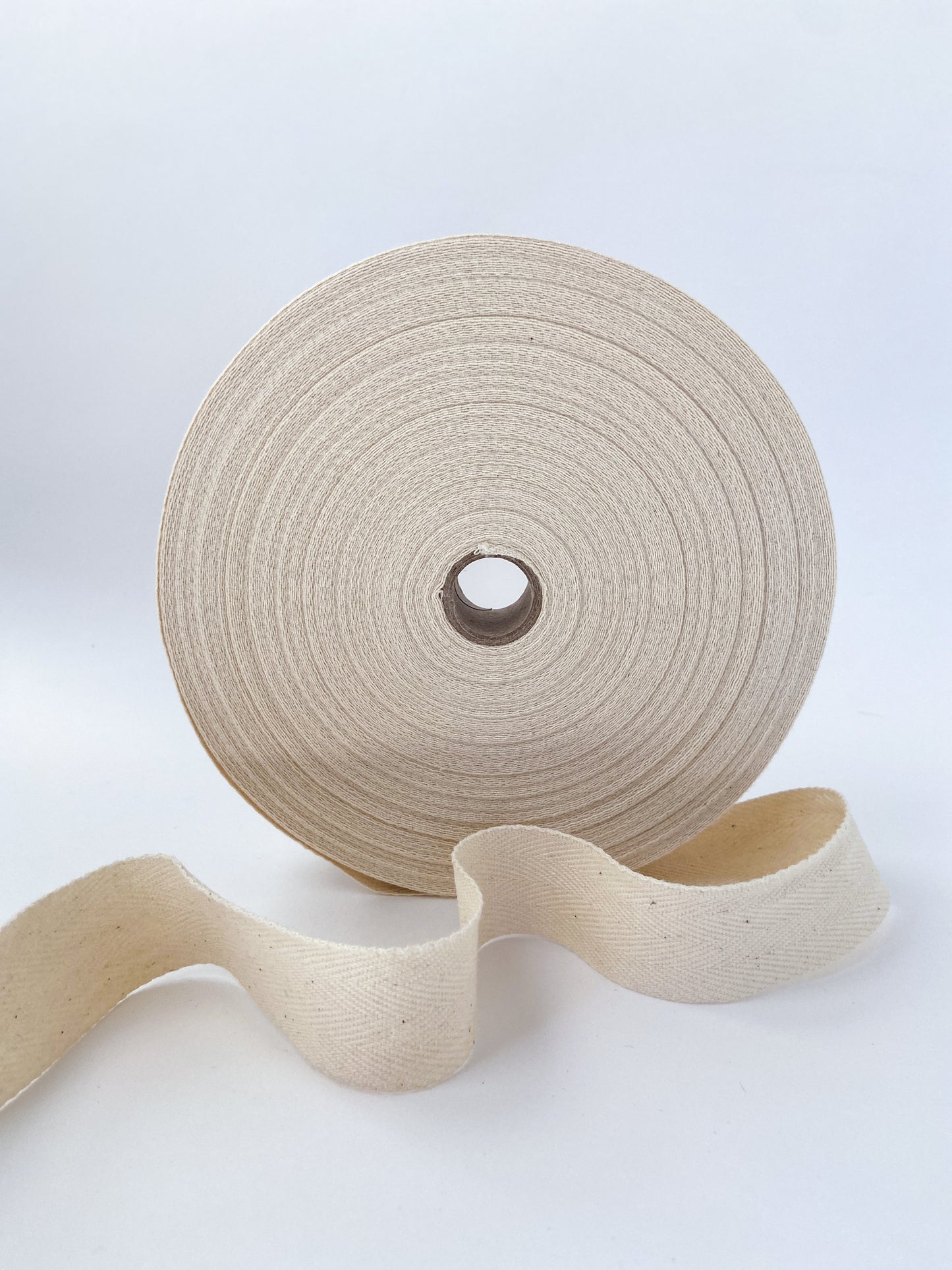 ORGANIC COTTON TWILL TAPE 30MM | Ecru