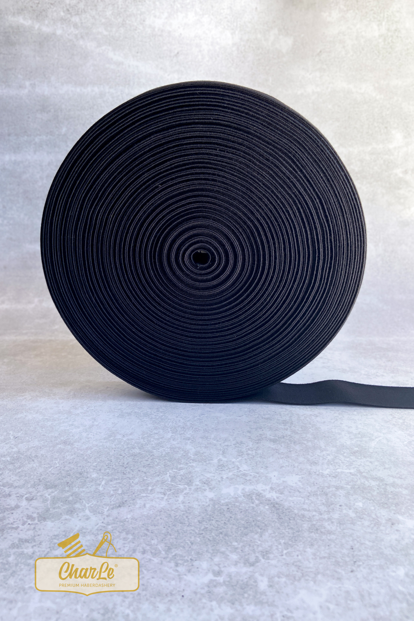 ORGANIC ELASTIC 40 MM | Black - Strong