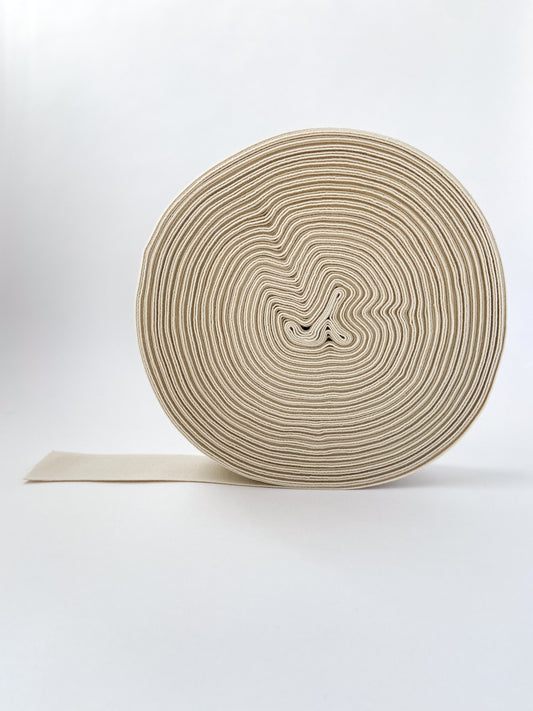 ORGANIC ELASTIC 50MM | Ecru