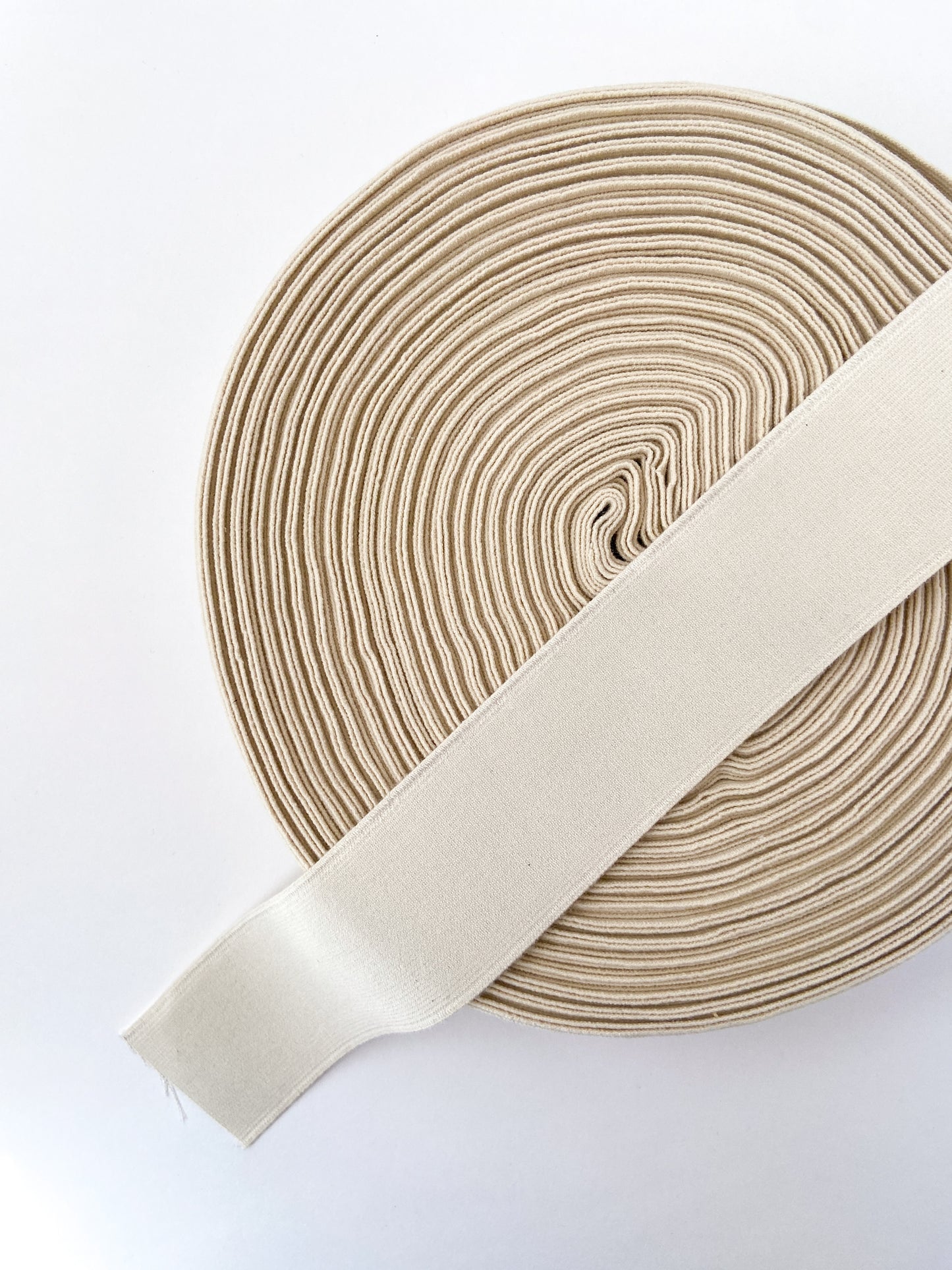 ORGANIC ELASTIC 50MM | Ecru