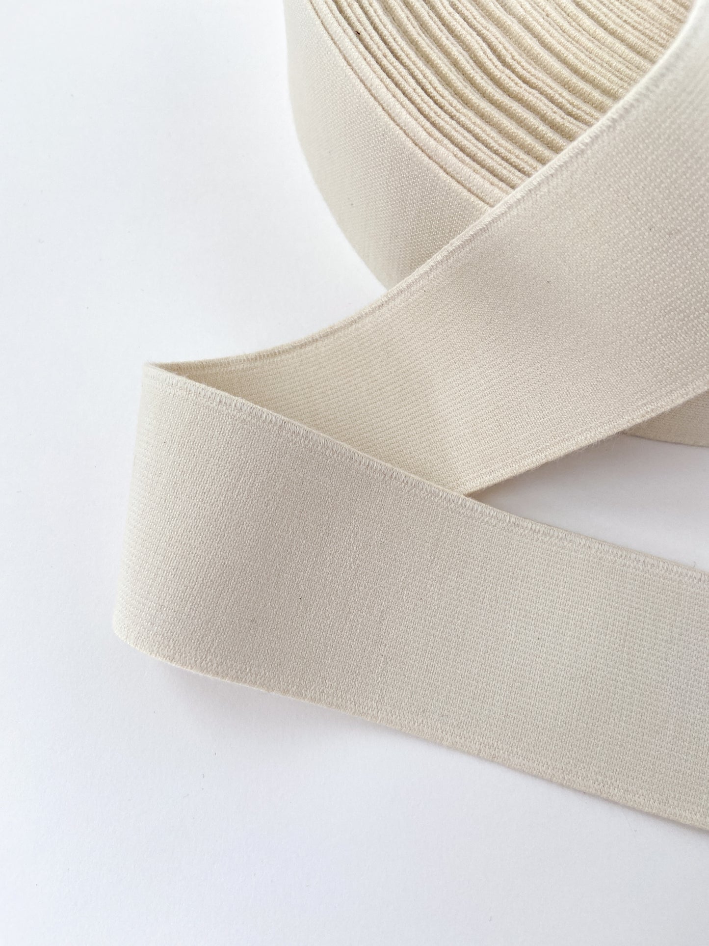 ORGANIC ELASTIC 50MM | Ecru