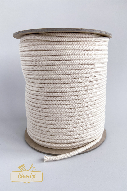 ORGANIC COTTON CORD 5 MM | Ecru