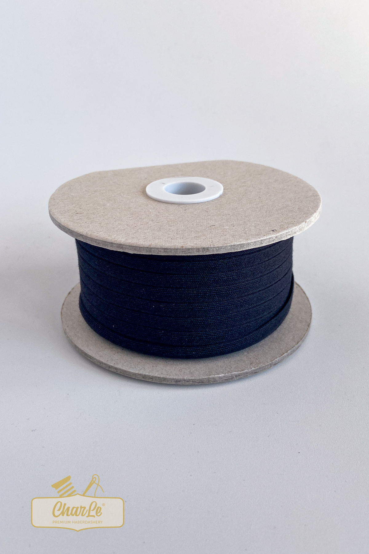 ORGANIC COTTON RIBBON 6MM | Black – Paper Scissors Cloth