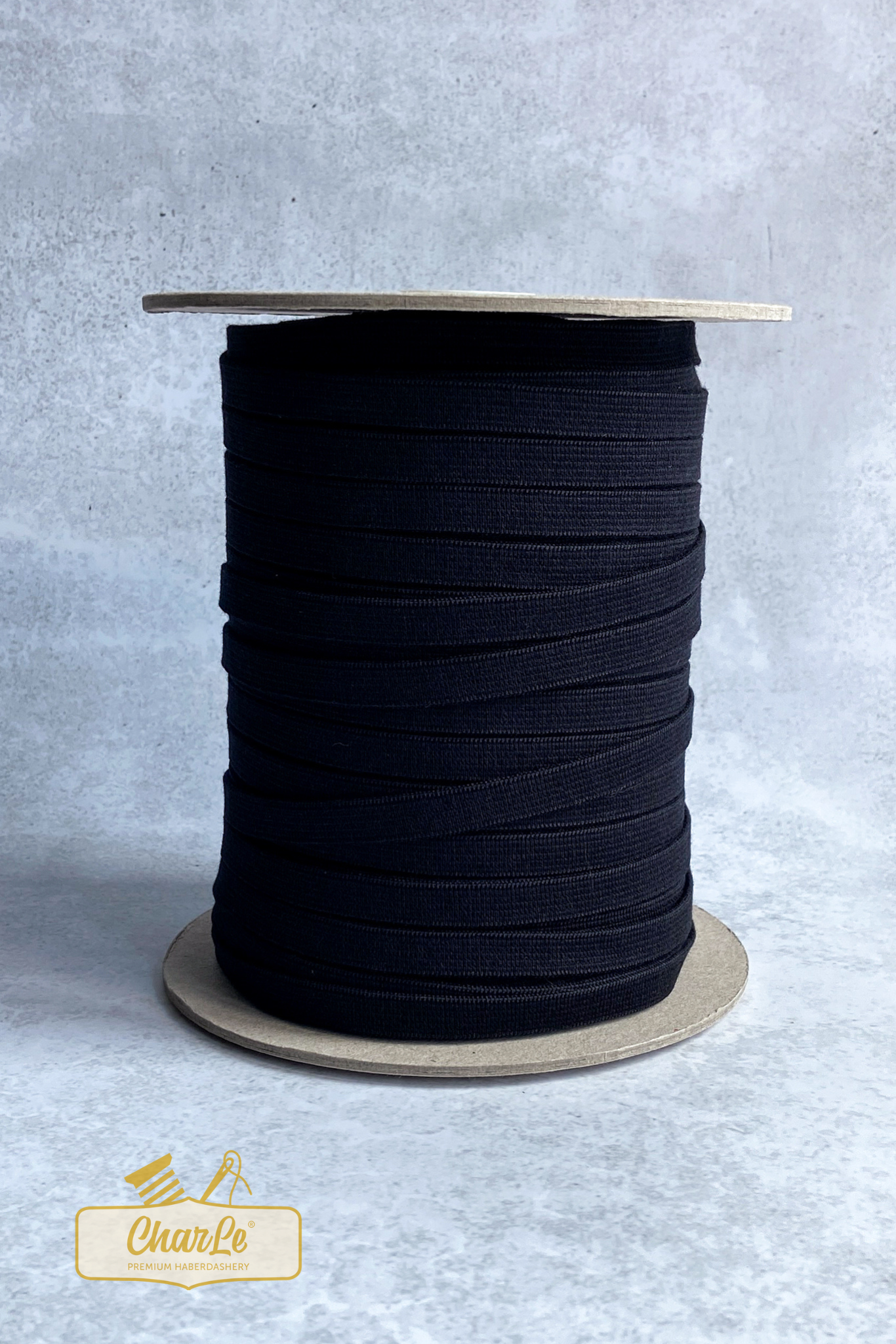 ORGANIC ELASTIC 9.5 MM | Black - Strong