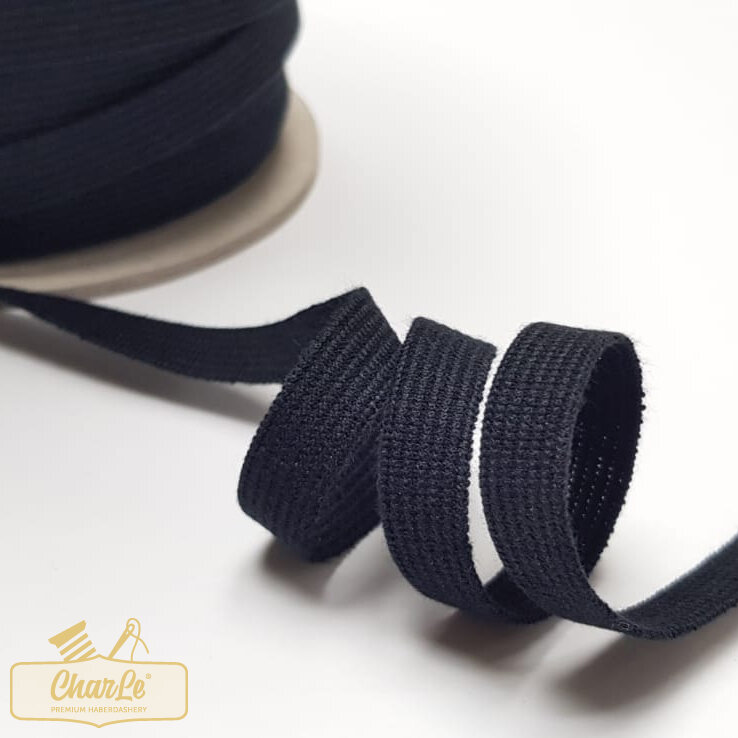 ORGANIC ELASTIC 9.5MM | Black – Light