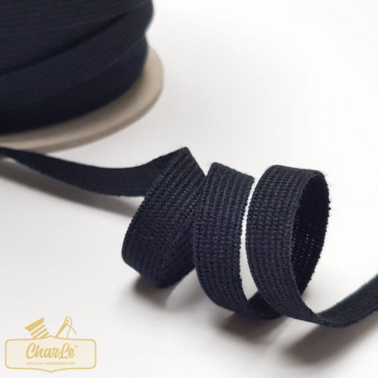 ORGANIC ELASTIC 9.5MM | Black – Light