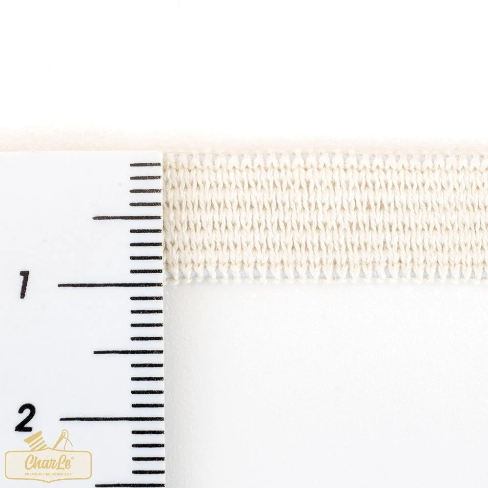 ORGANIC ELASTIC 9.5MM | Ecru – Strong