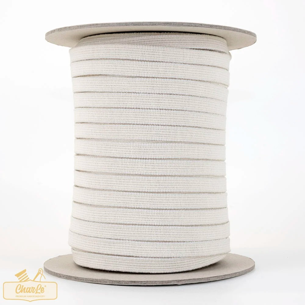 ORGANIC ELASTIC 9.5MM | Ecru – Strong