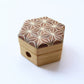 ASANOHA PARQUET PENCIL SHARPENER | Brown