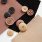 BLAZE COROZO BUTTON | Old Rose