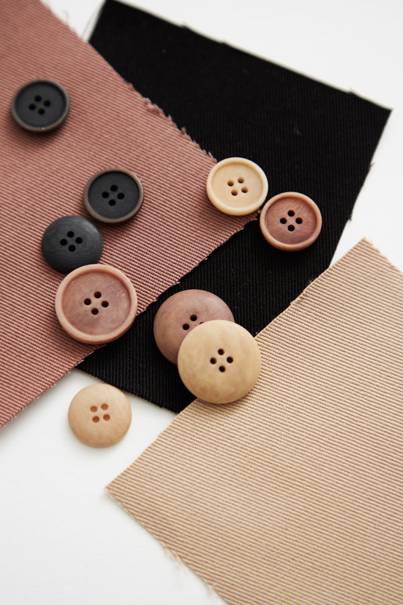 BLAZE COROZO BUTTON | Old Rose