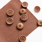 BLAZE COROZO BUTTON | Old Rose