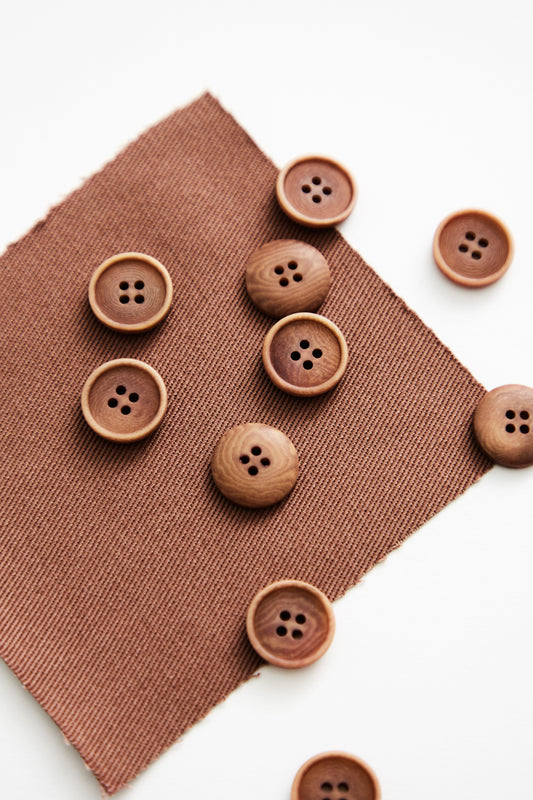 BLAZE COROZO BUTTON | Old Rose