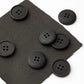 BLAZE COROZO BUTTON | Calm Grey