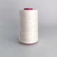 Cone of tencel sewing thread in natural standing up