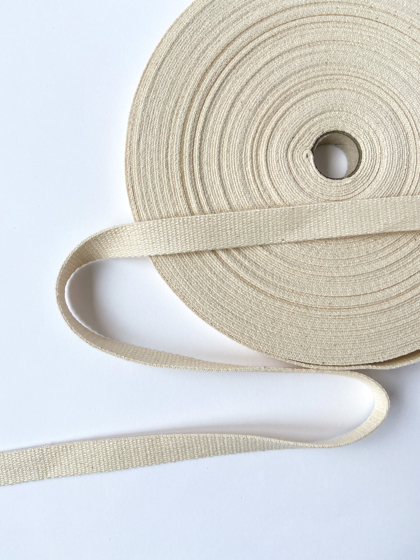 ORGANIC COTTON STRAP 15MM | Ecru