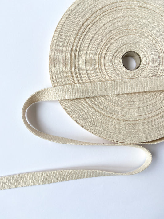 ORGANIC COTTON STRAP 15MM | Ecru