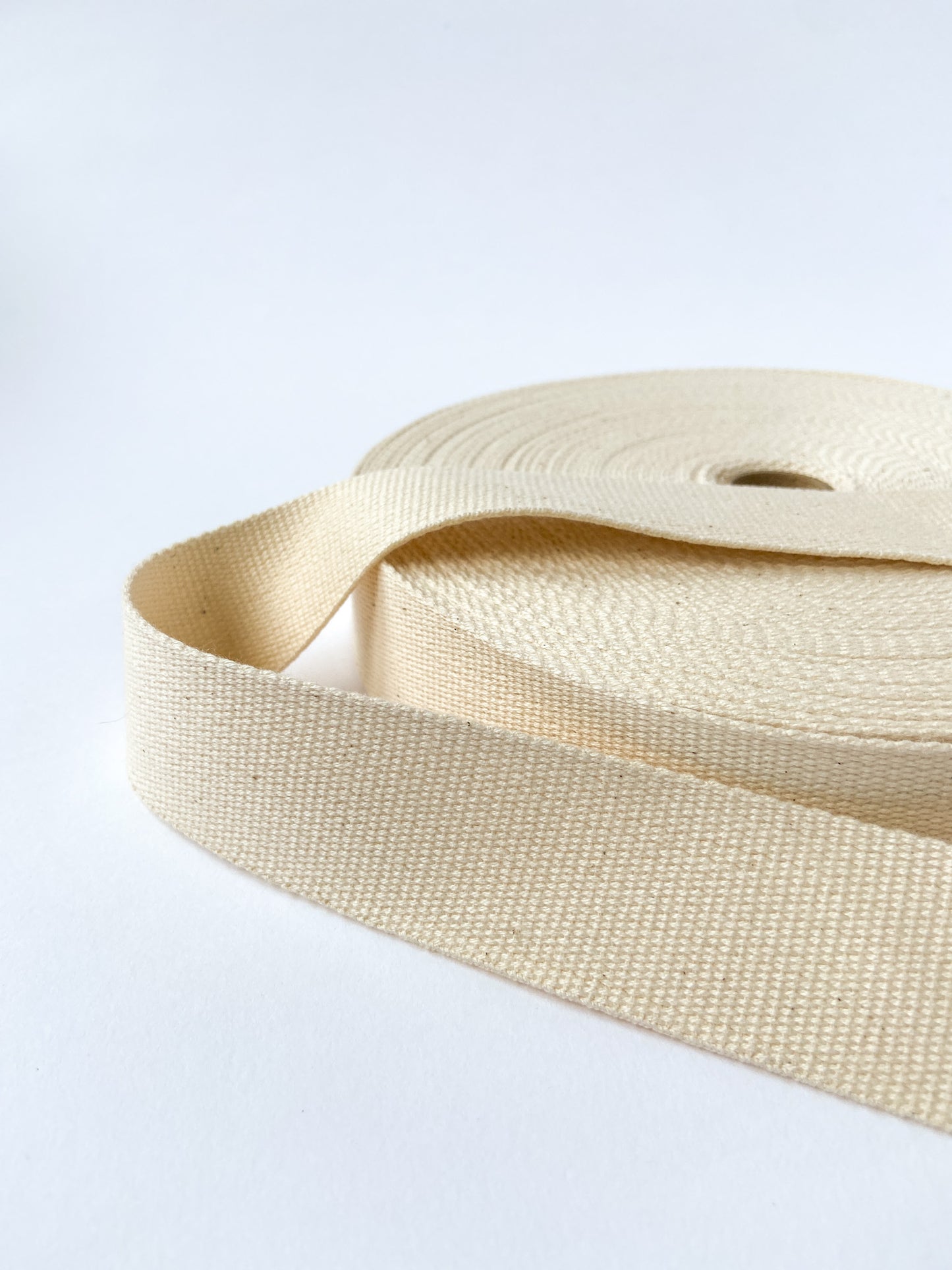 ORGANIC COTTON STRAP 35MM | Ecru
