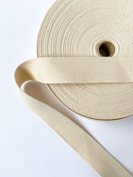 ORGANIC COTTON STRAP 35MM | Ecru