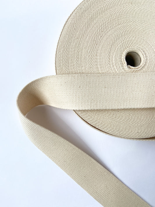 ORGANIC COTTON STRAP 45MM | Ecru