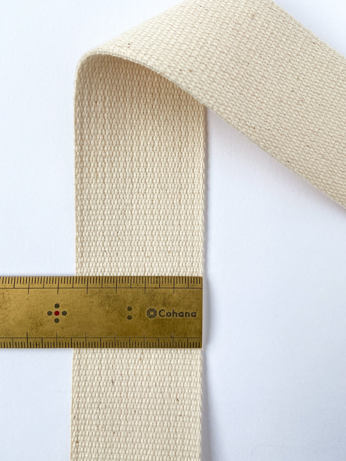 ORGANIC COTTON STRAP 45MM | Ecru