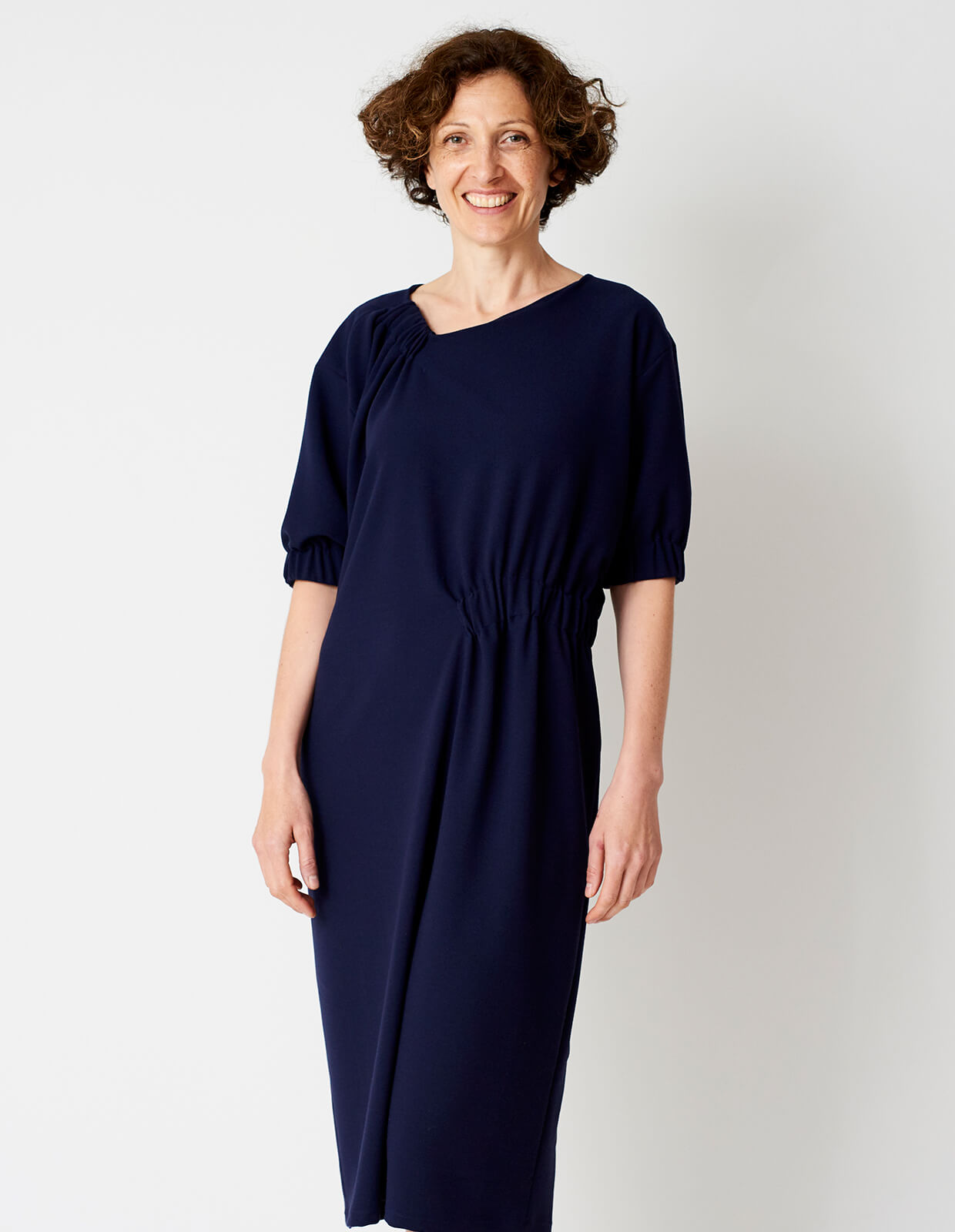 THE ASYMMETRIC GATHER DRESS | PDF Pattern