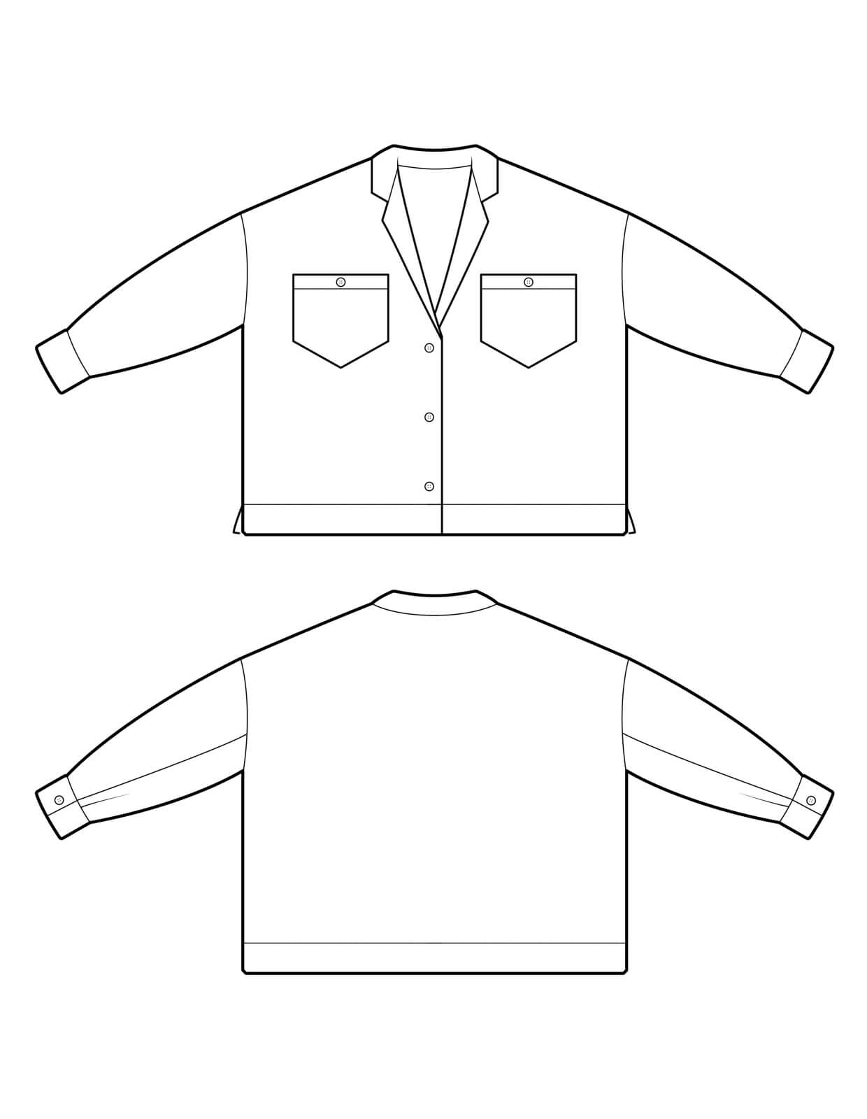 THE LOUNGE SHIRT | PDF Pattern