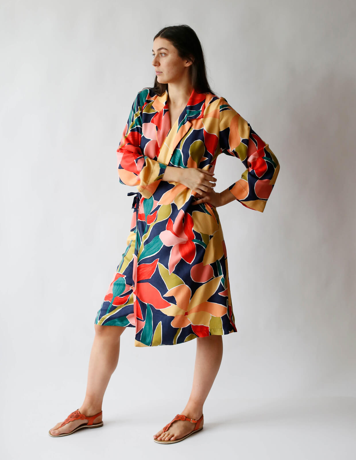 THE WOVEN WRAP DRESS | PDF Pattern