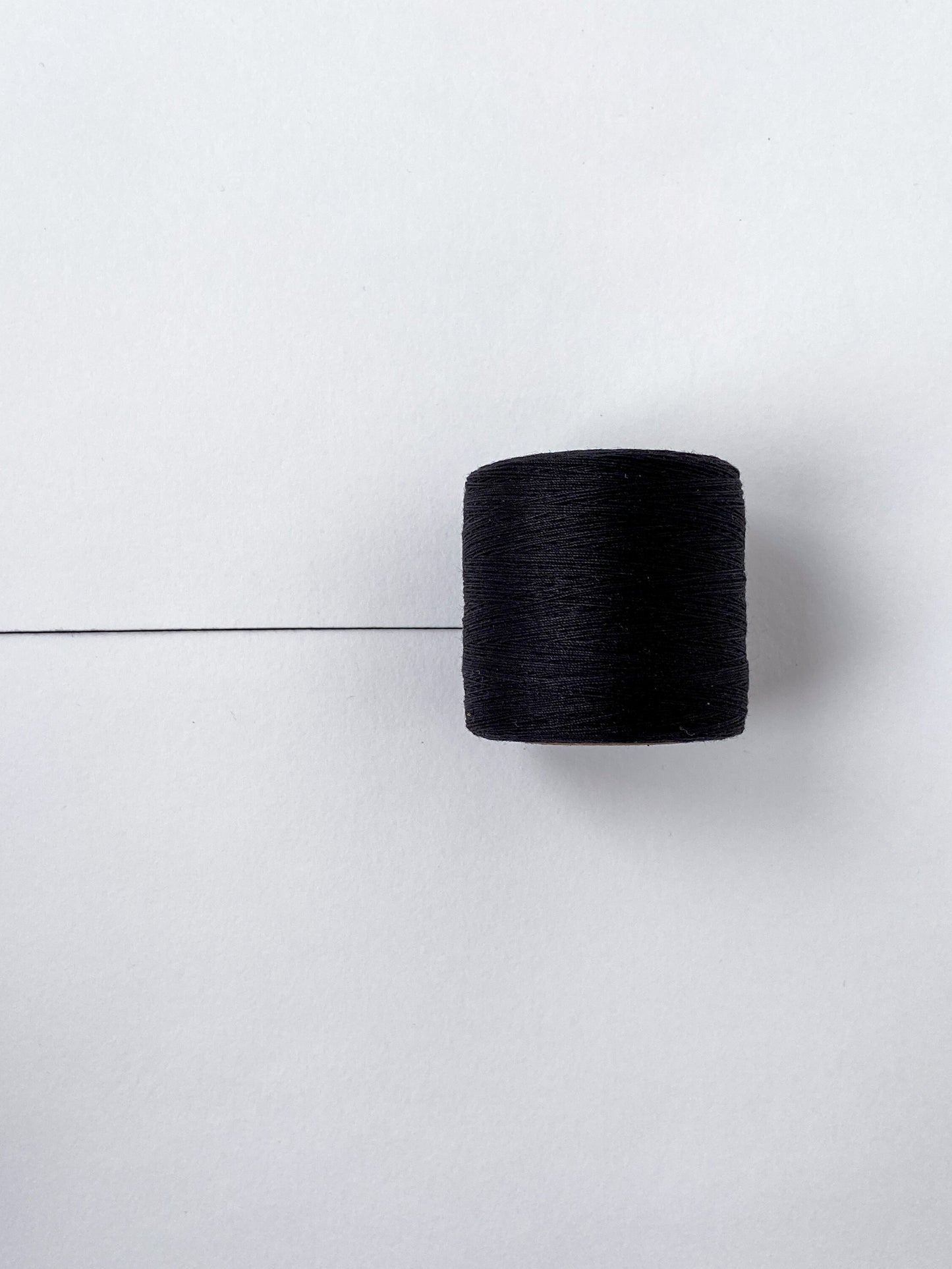 ORGANIC COTTON THREAD TEX 40 | BLACK | 500M