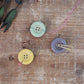SHIGARAKI WARE BUTTON MAGNET | Green