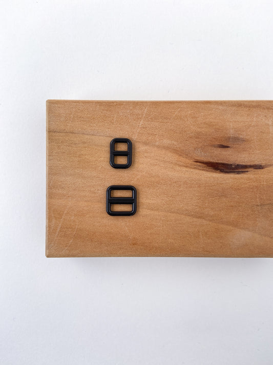 LINGERIE SLIDER SET OF 2 | Black