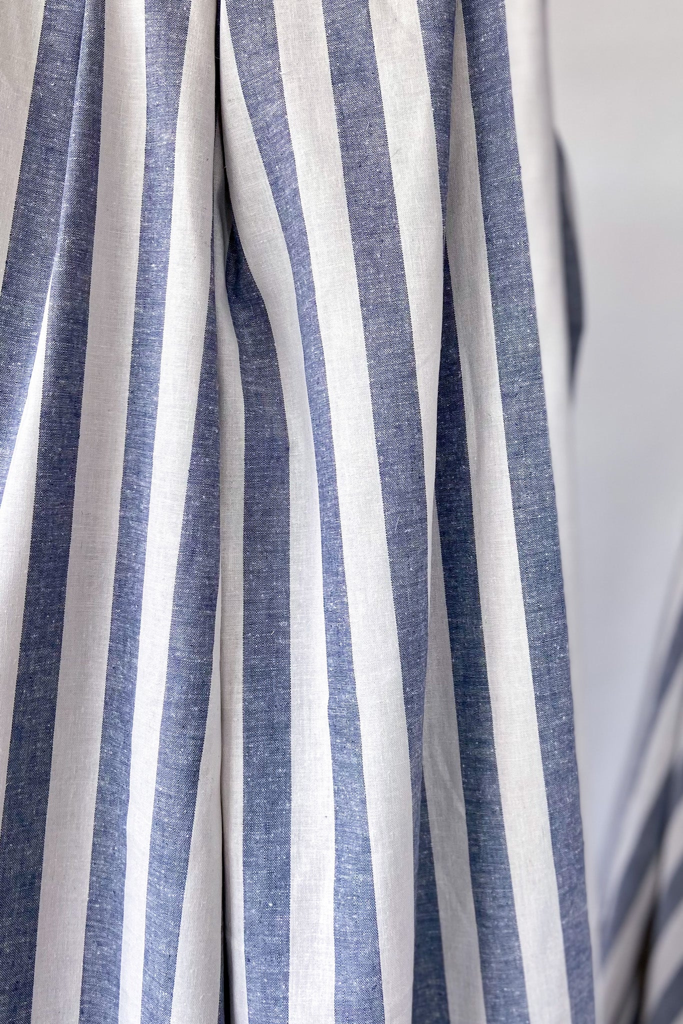 STRIPE HEMP BLEND | Blue/Ivory Wide – Paper Scissors Cloth