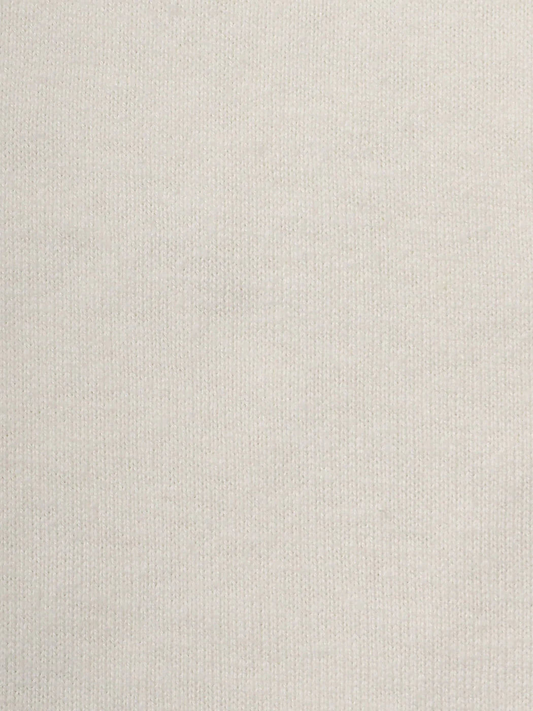 Ultra close up of hemp and lyocell jersey knit fabric in natural white